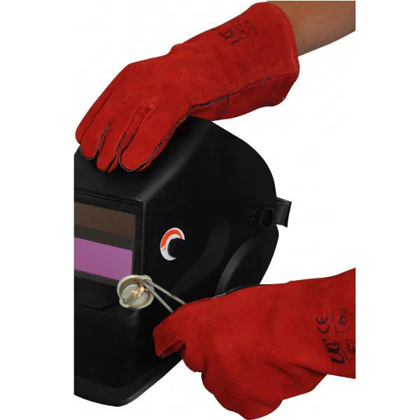 Heavy Duty Welder’s Gauntlet – Universal Size | Heat & Spark Protection