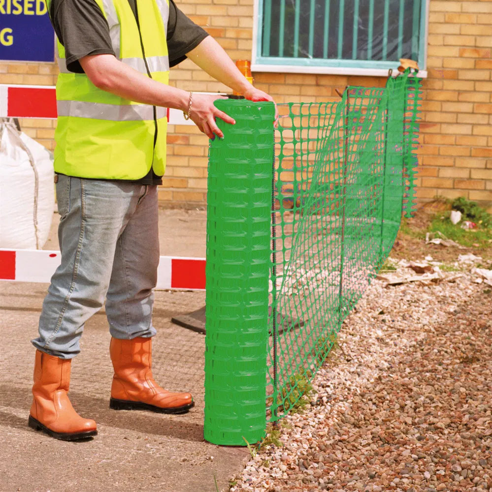 Barrier Fencing 1M x 50M | Durable Safety Fencing for Site Security