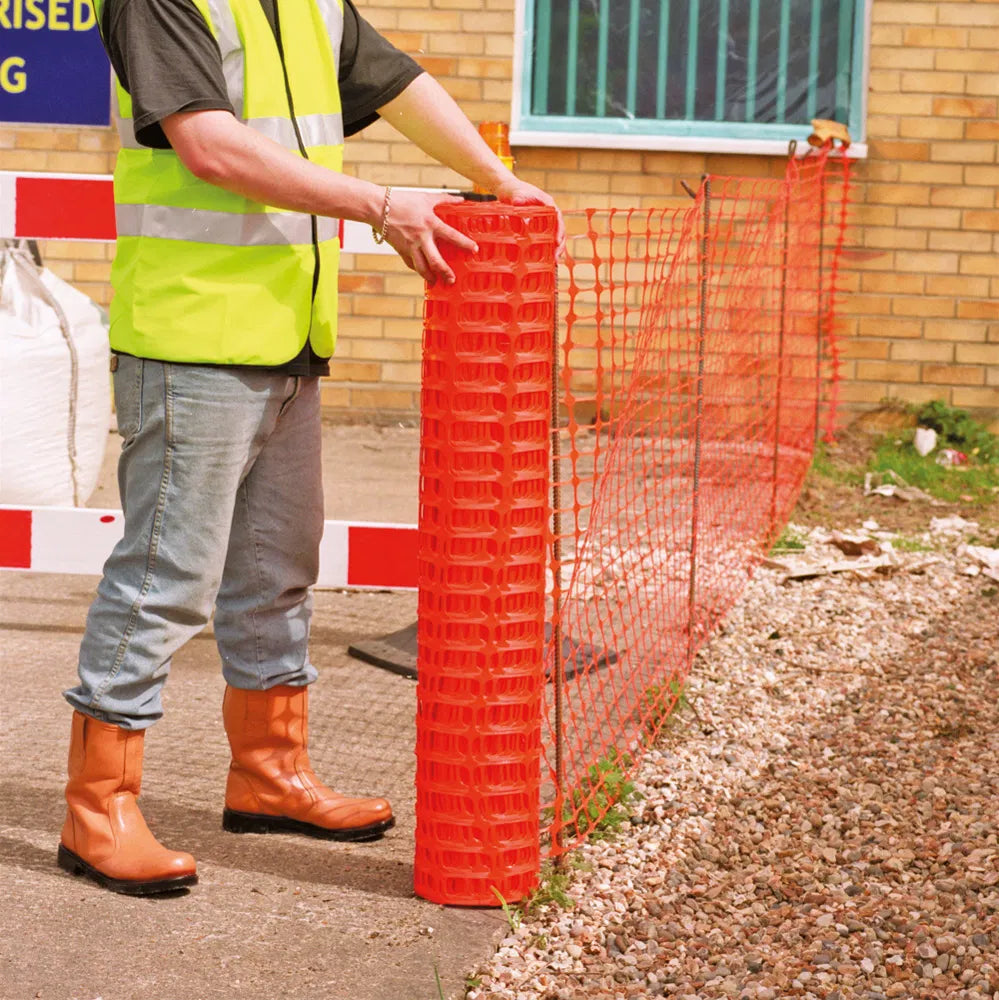 Barrier Fencing 1M x 50M | Durable Safety Fencing for Site Security