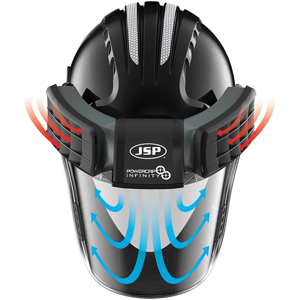 JSP PowerCap Infinity PAPR – Complete Unit, TH3 Rated (Black)