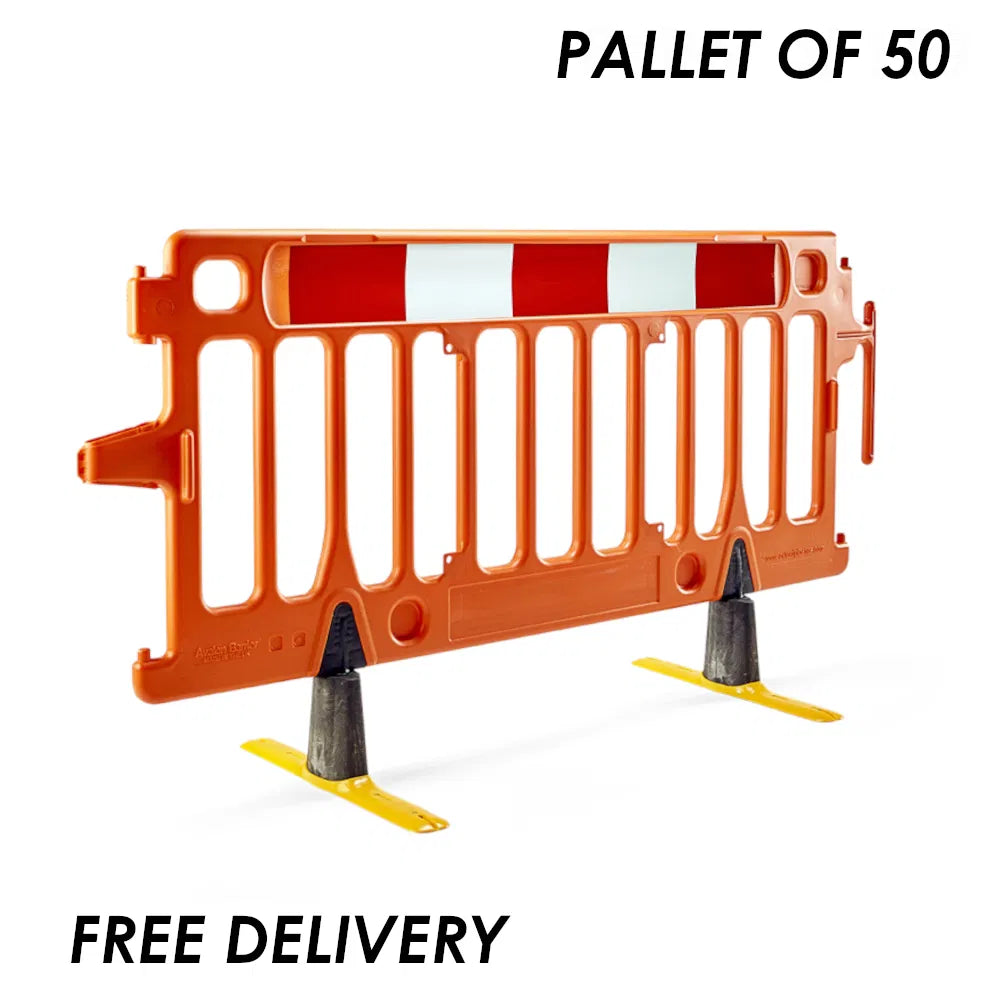 Oxford Avalon Barrier - Clearpath Feet - 2m | Pack of 50 - Enhanced Safety and Stability Solution