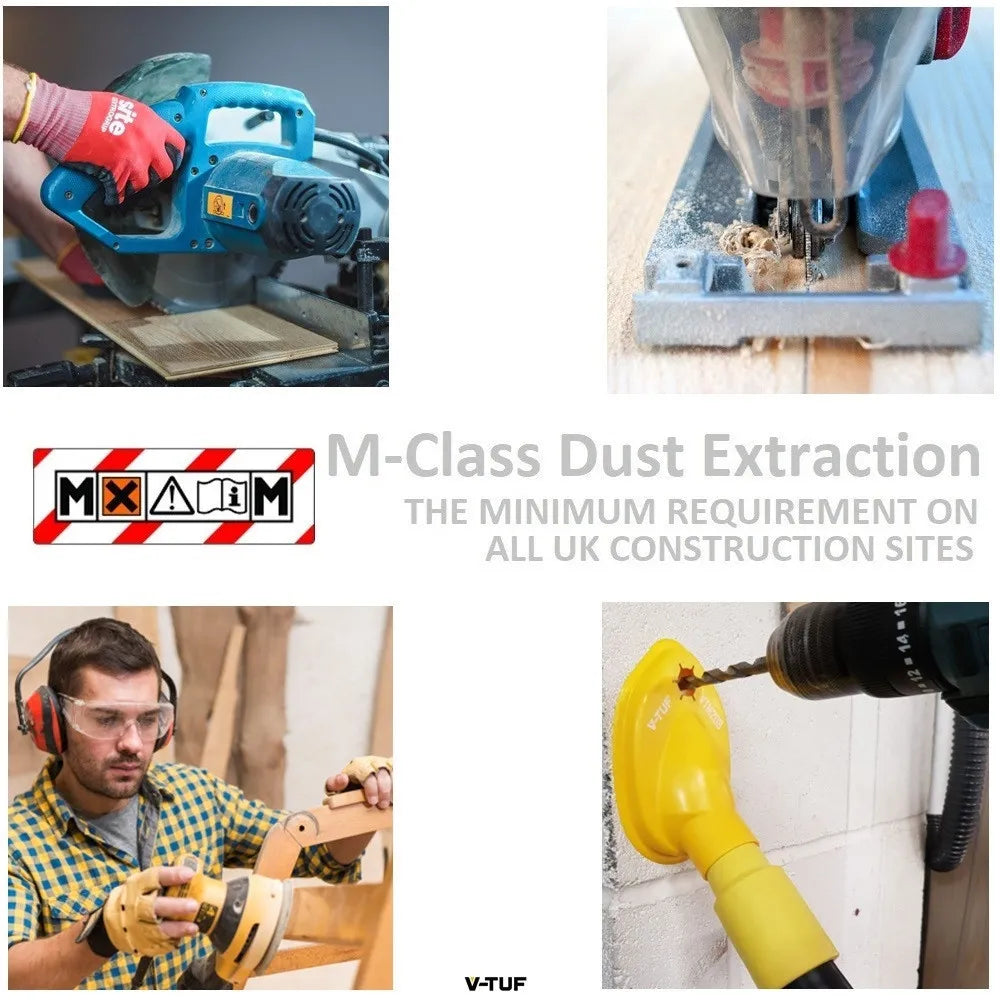 V-TUF M-Class Mini Dust Extractor – Compact & Powerful Dust Control Solution
