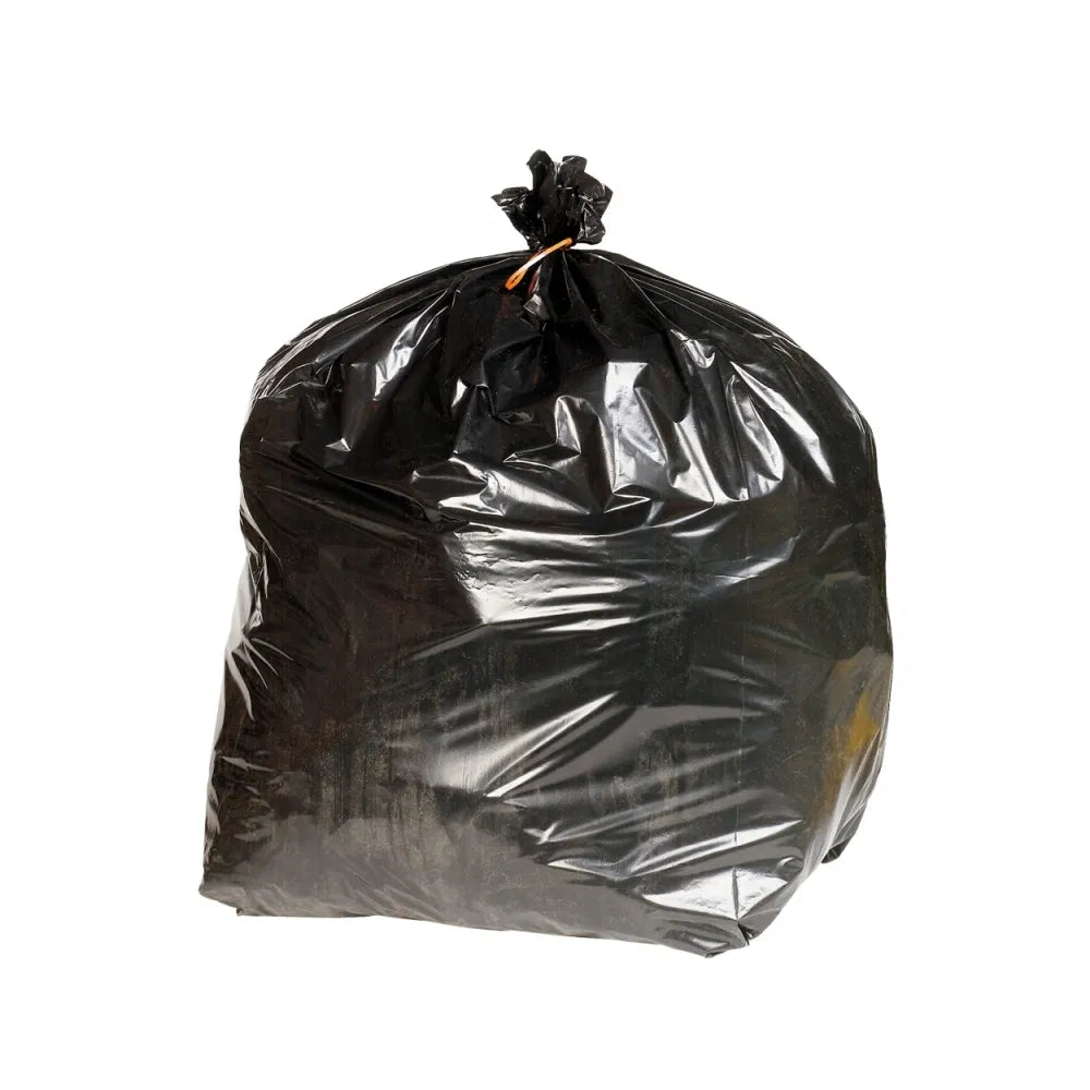 Black Wheelie Bin Liners 30" x 46" x 53" - Pack of 100 | Durable and Reliable Waste Bags