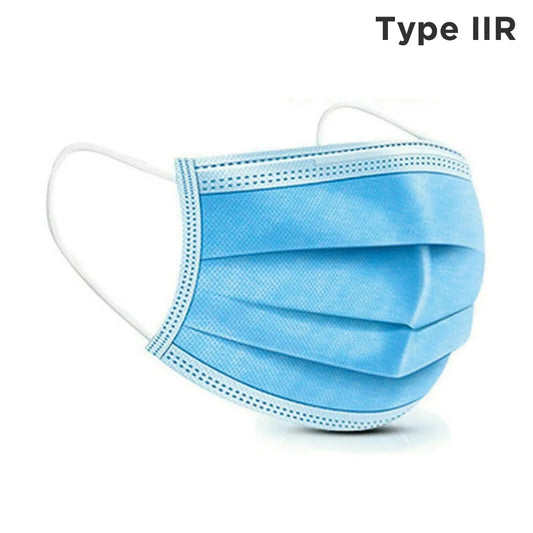 3-Ply Type IIR Disposable Face Masks – 50-Pack