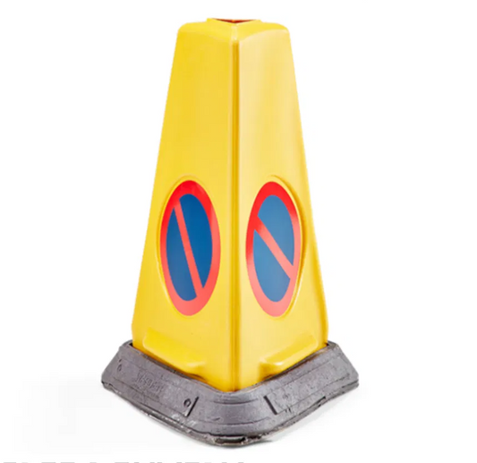 Oxford Triangular Warden No Waiting Cone - 2 Piece - 550mm - Pallet of 200