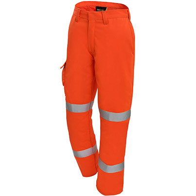 4616 Men’s Orange Hi-Vis Arc-Flash Trousers with Kneepad Pockets