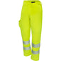 7418 Men’s Yellow Hi-Vis Arc-Flash Trousers with Kneepad Pockets