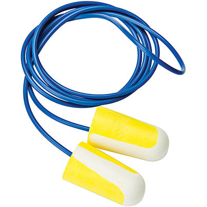 Honeywell Howard Leight Bilsom 304L Corded Disposable Earplugs (Box of 100 Pairs)