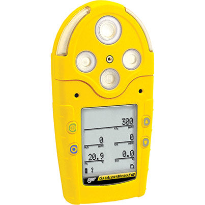 Honeywell GasAlertMicro 5 IR Multi-Gas Detector (CO2 IR, H2S, CO, O2, % LEL)