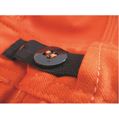Women’s Orange Hi-Vis Arc-Flash Overalls with Kneepad Pockets 8R