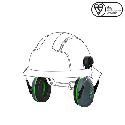 JSP Sonis1 Helmet Ear Defenders – For EVO Helmets, 26dB SNR