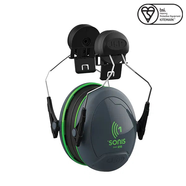 JSP Sonis1 Helmet Ear Defenders – For EVO Helmets, 26dB SNR
