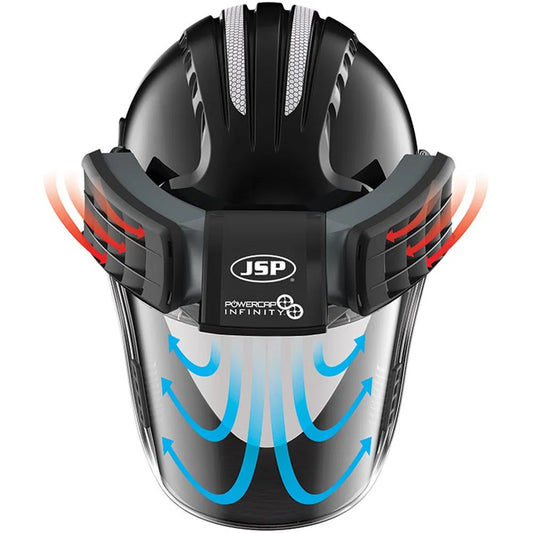 JSP PowerCap Infinity PAPR – Complete Unit, TH3 Rated (Black)