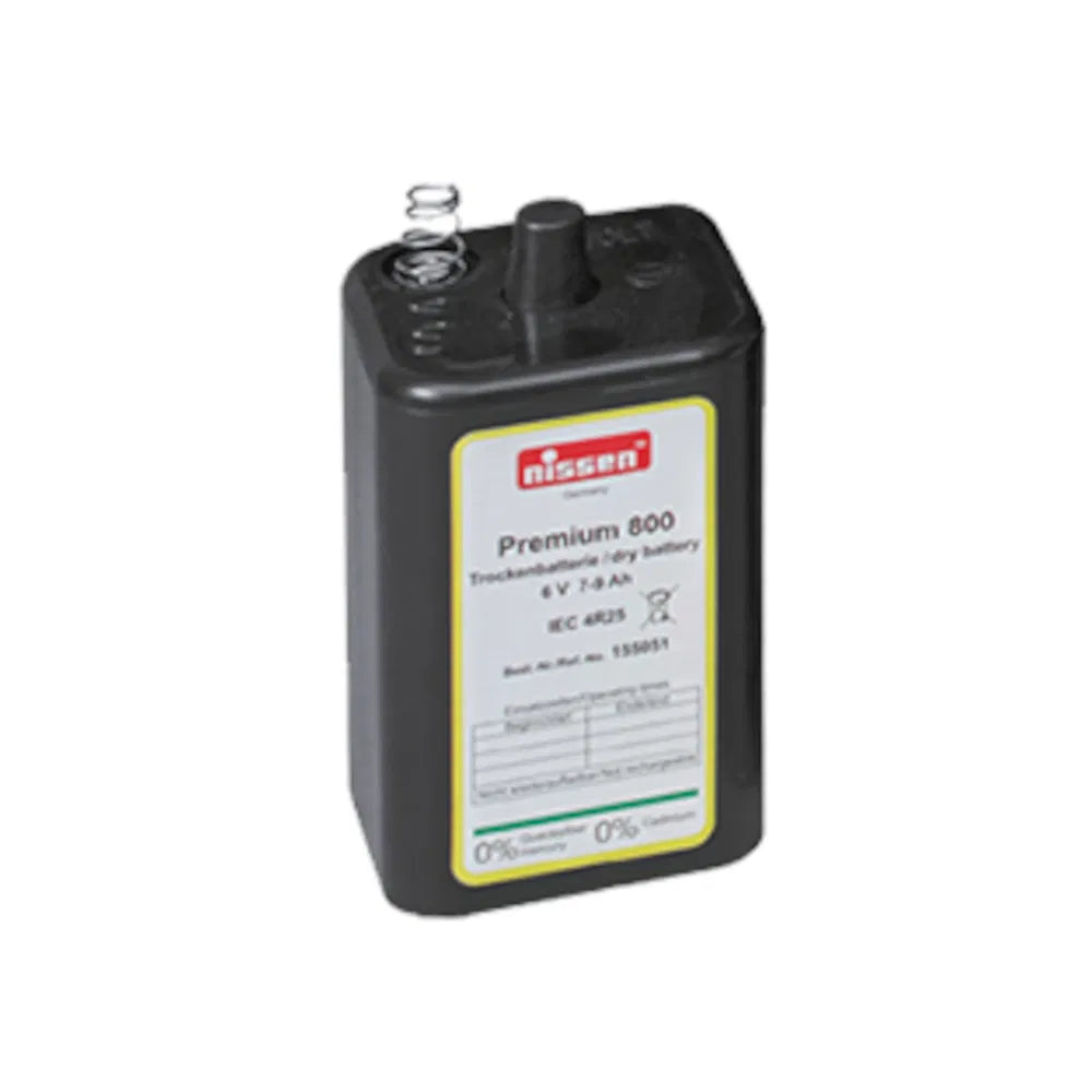Nissen Premium 6V Battery for Traffic Lamps
