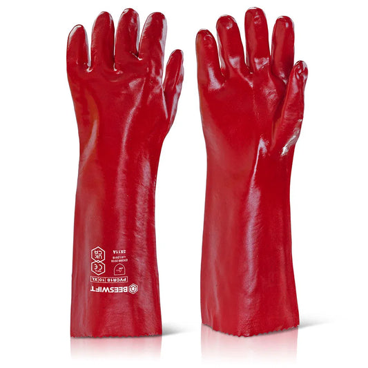 Rubber Gauntlet – Long Cuff Waterproof Gloves | Heavy-Duty Protection