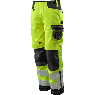 SUPREME Kendal Yellow Hi-Vis Trousers with Kneepad Pockets
