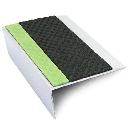 66x32mm Aluminium Non Slip Stair Nosing Edge Trim 