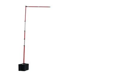 Goalpost Cantilever Kit 2 with Ballast Blocks & Solid Arm - Height Restriction Solution